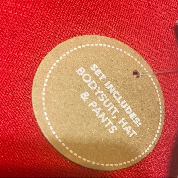 Lila & Jack 3-6 Month 3 Piece Baby Clothes with gingerbread design - Picture 6 of 7